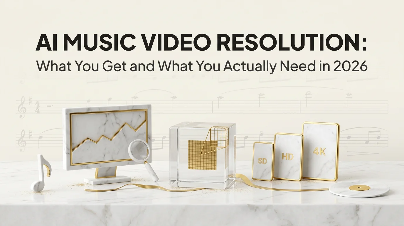 AI Music Video Resolution: 720p, 1080p, 4K, and What Each Platform Actually Needs in 2026