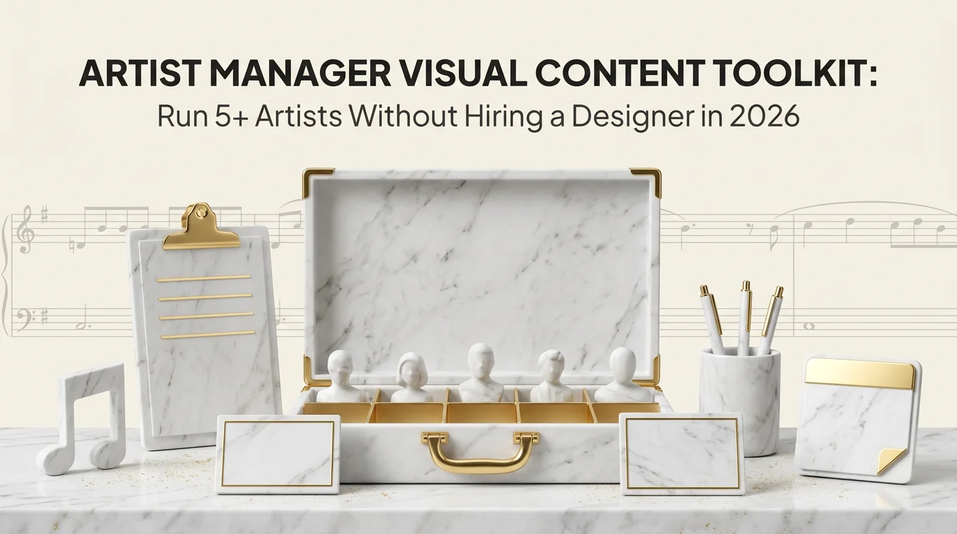 Artist Manager Visual Content Toolkit: Run 5+ Artists Without Hiring a Designer in 2026