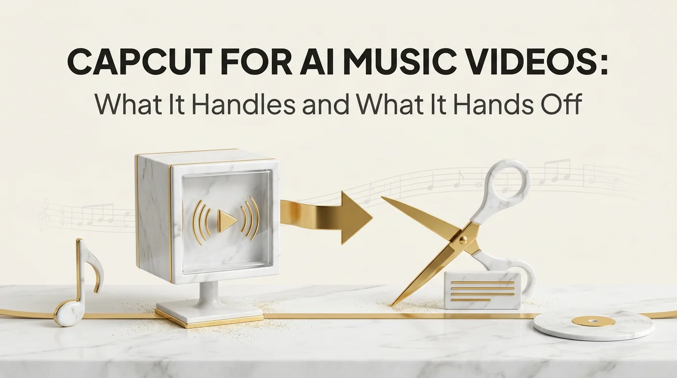 CapCut for AI Music Videos: What It Handles and What It Hands Off