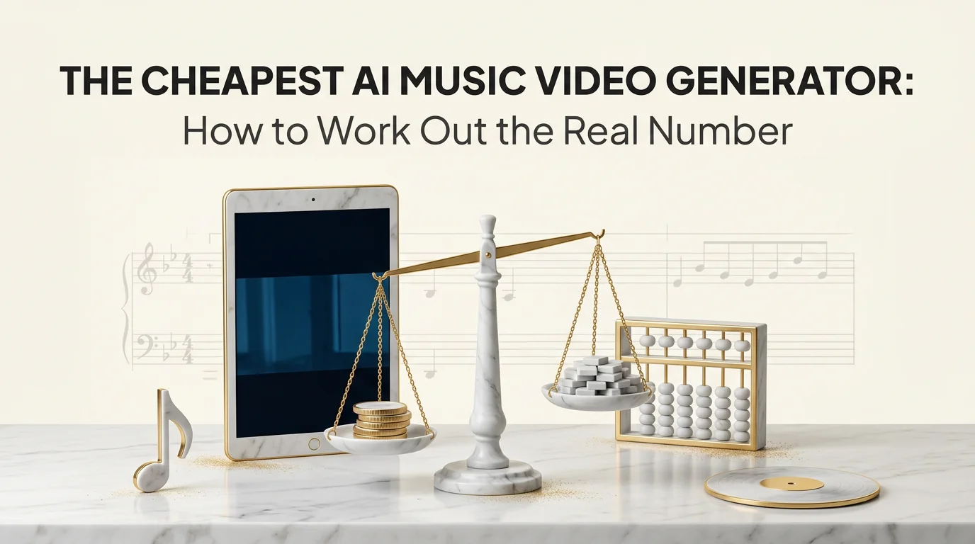 The Cheapest AI Music Video Generator: How to Work Out the Real Number