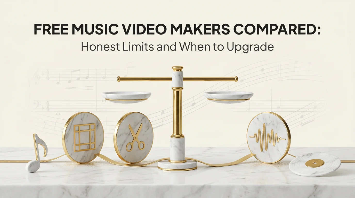 Free Music Video Makers Compared: Honest Limits and When to Upgrade