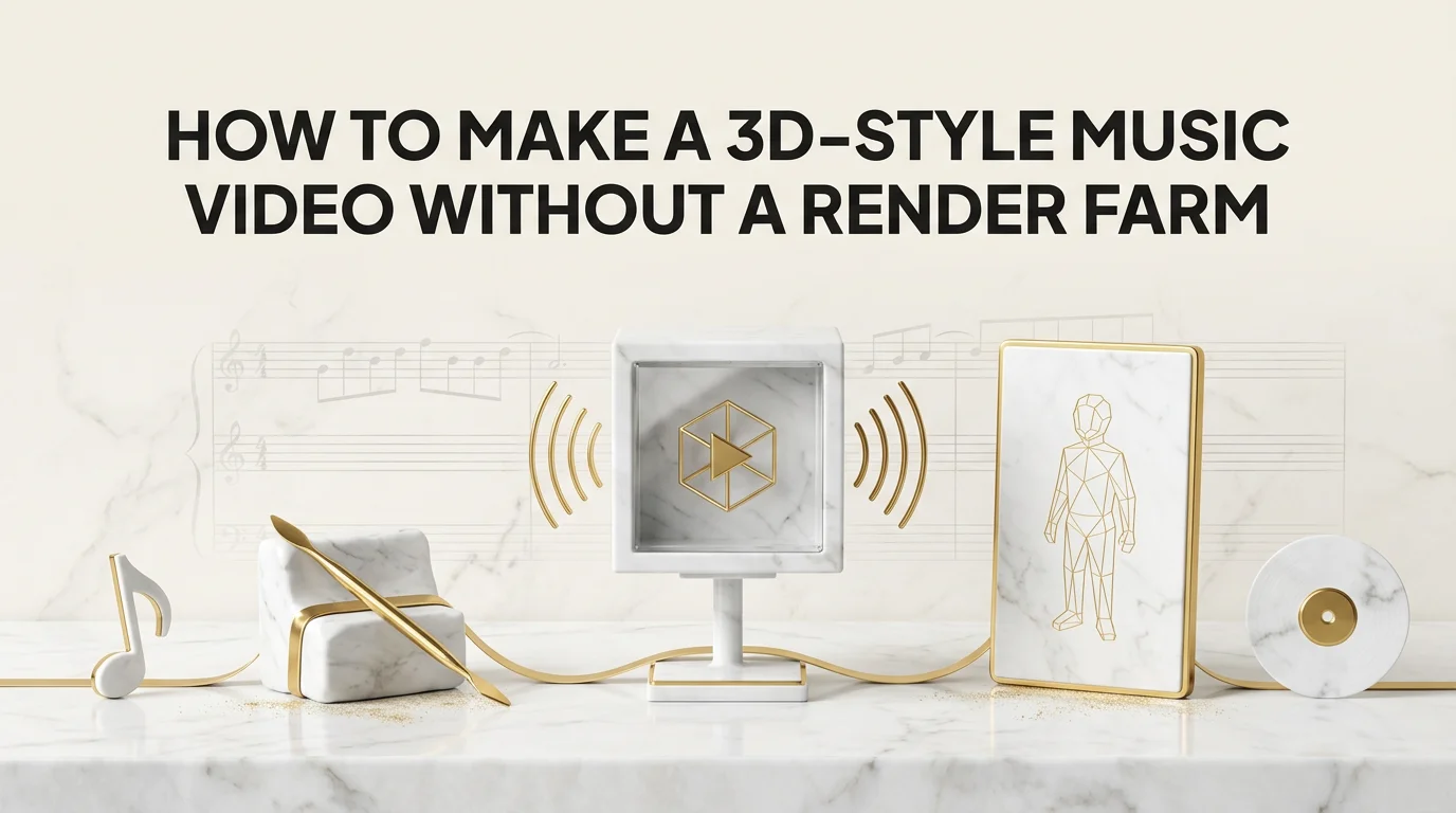 How to Make a 3D-Style Music Video Without a Render Farm