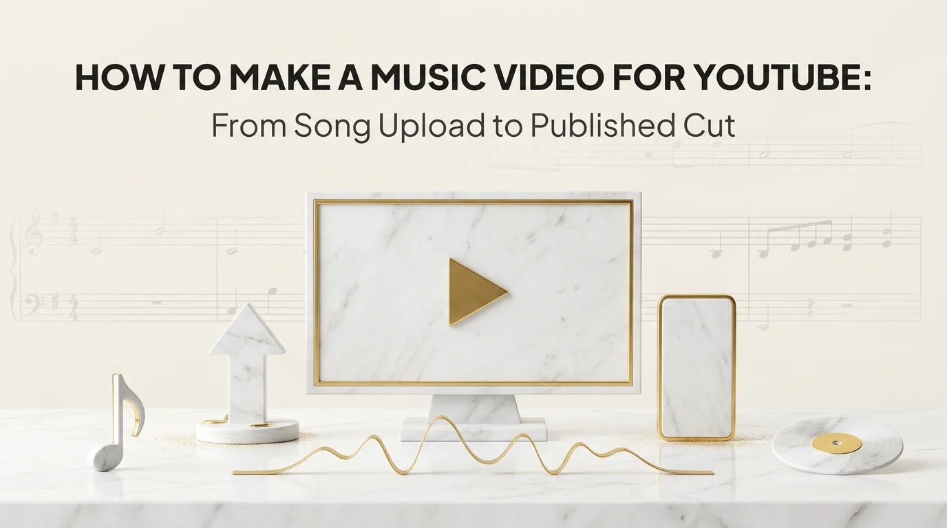 How to Make a Music Video for YouTube: From Song Upload to Published Cut