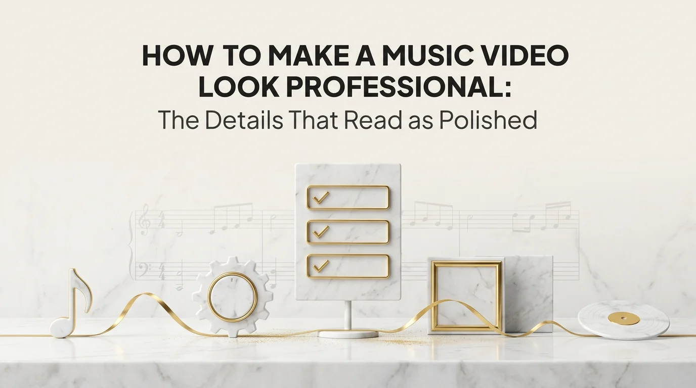 How to Make a Music Video Look Professional: The Details That Read as Polished