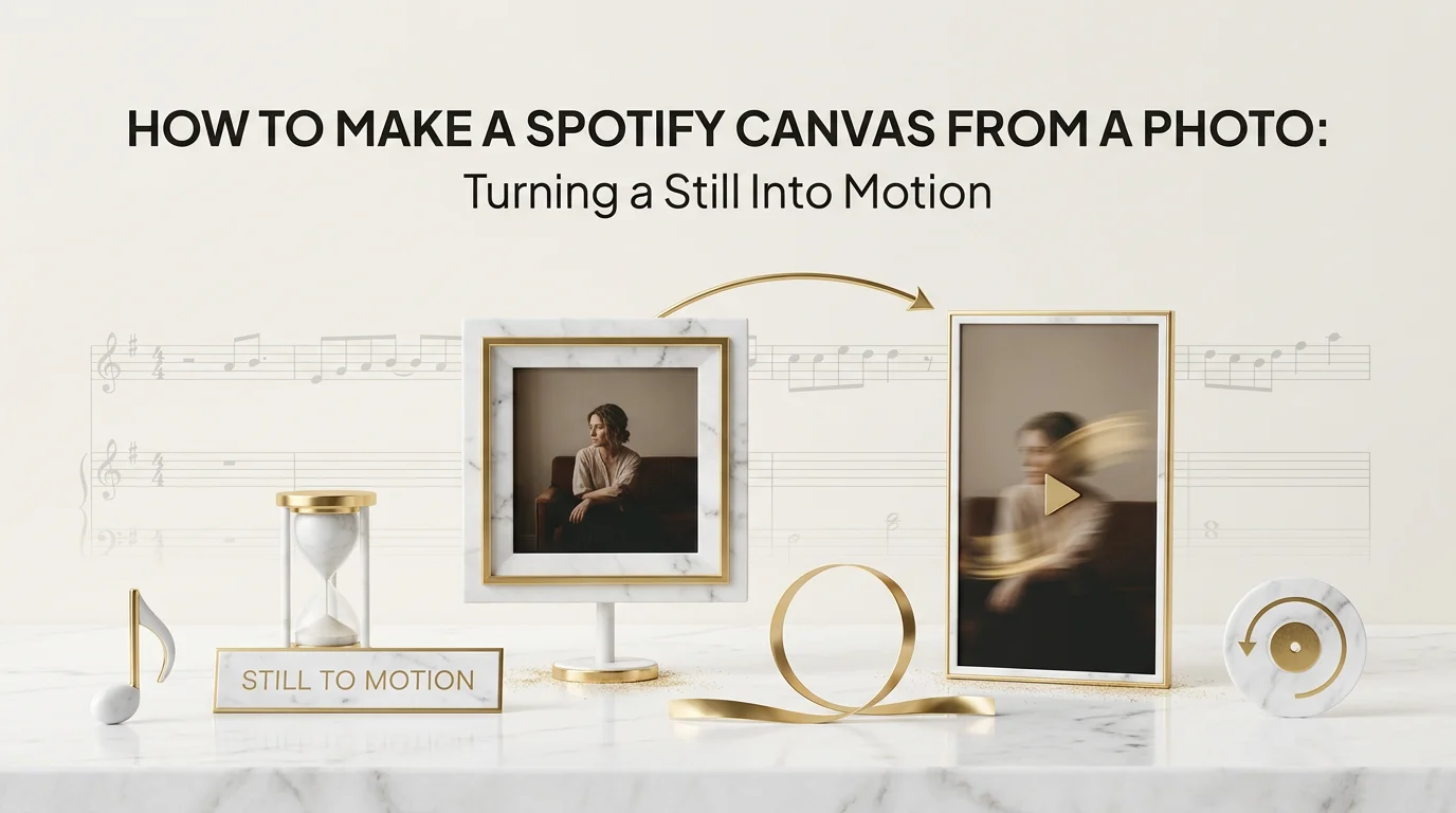 Comment Faire un Spotify Canvas à Partir d'une Photo : Transformer une Image Fixe en Mouvement