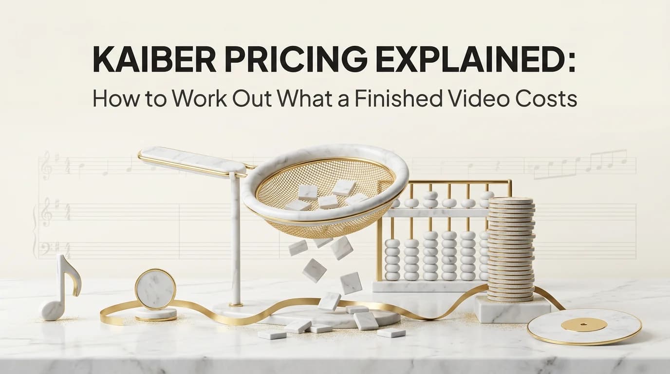 Kaiber Pricing Explained: How to Work Out What a Finished Video Costs