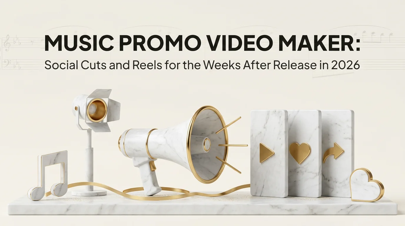 Music Promo Video Maker: Social Cuts and Reels for the Weeks After Release in 2026