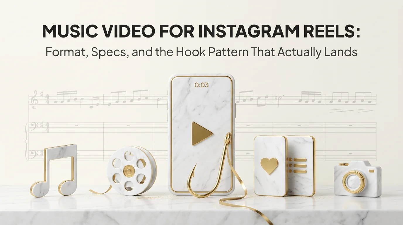 Music Video for Instagram Reels: Format, Specs, and the Hook Pattern That Actually Lands