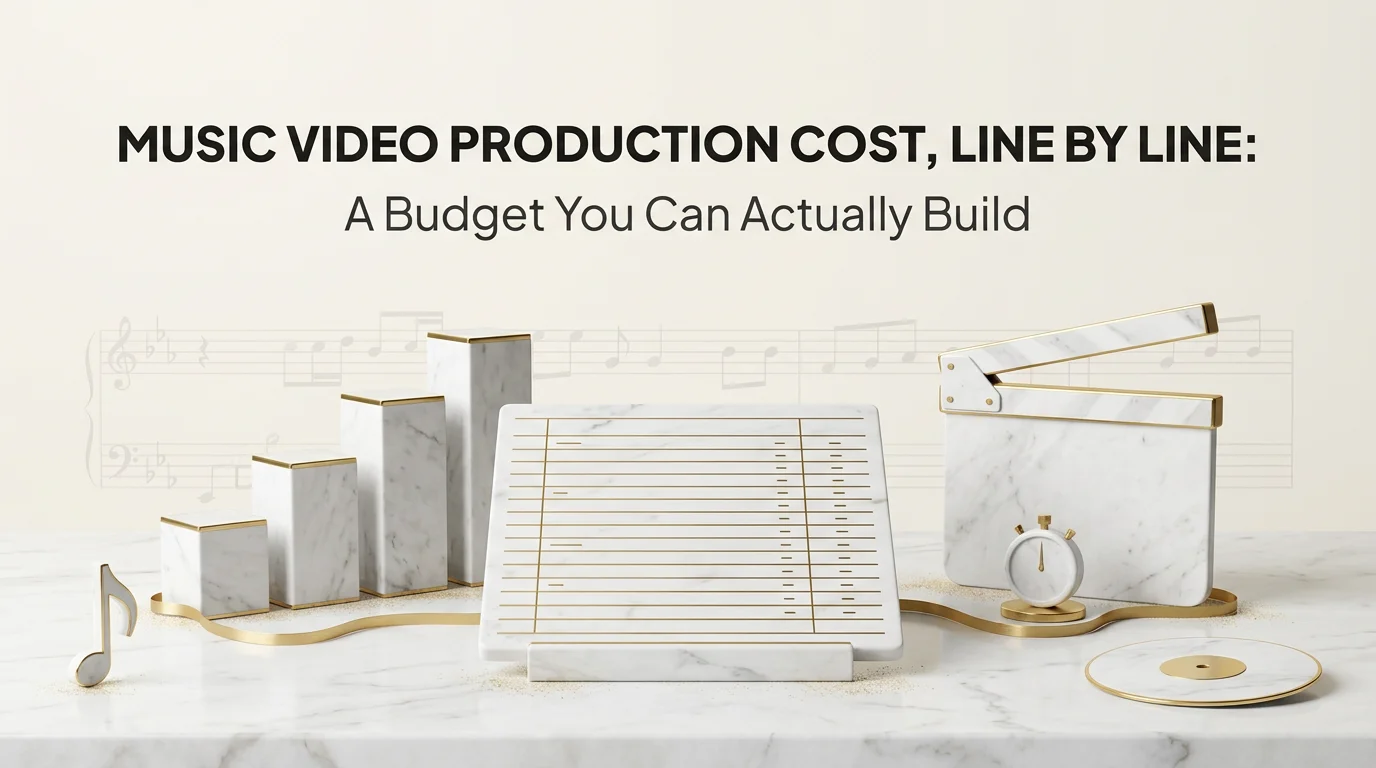 Music Video Production Cost, Line by Line: A Budget You Can Actually Build