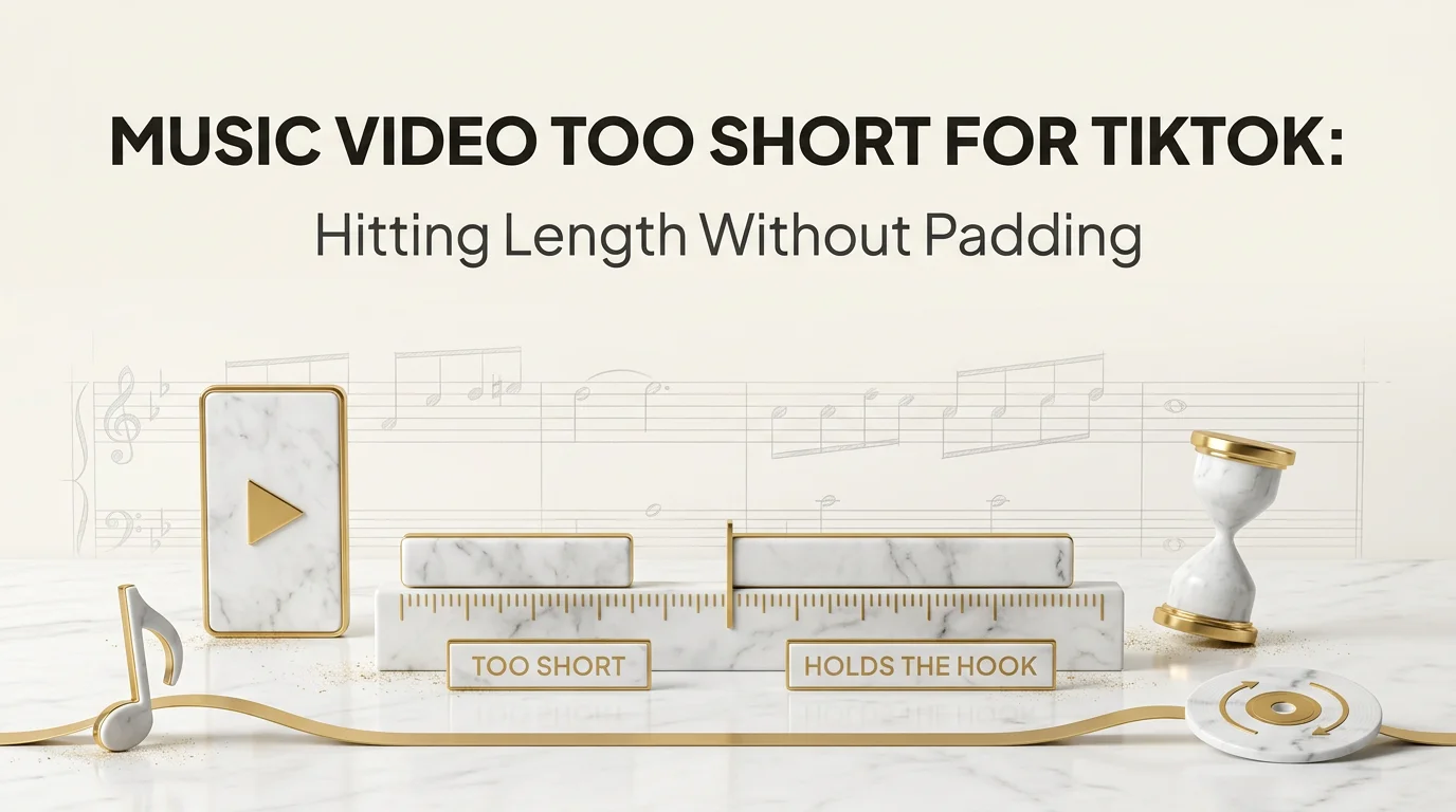 Music Video Too Short for TikTok: Hitting Length Without Padding