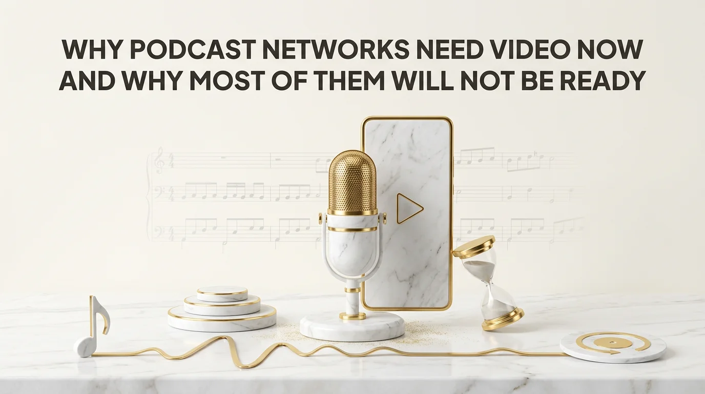 Why Podcast Networks Need Video Now and Why Most of Them Will Not Be Ready