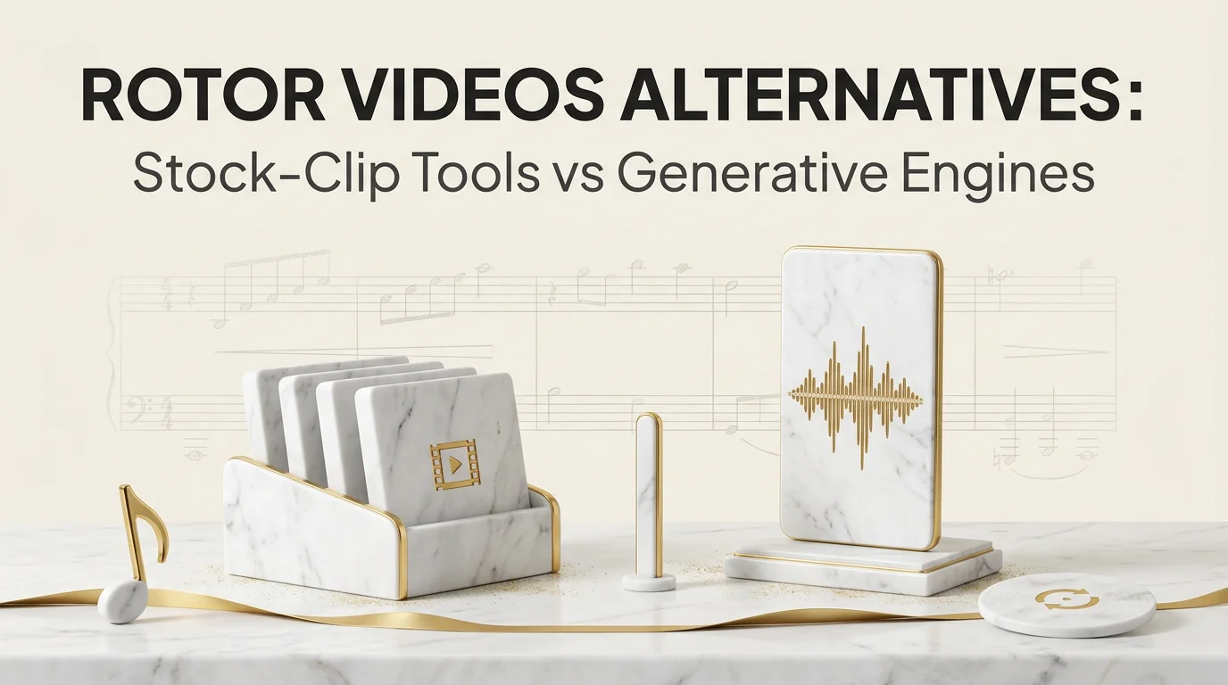 Rotor Videos Alternatives: Stock-Clip Tools vs Generative Engines