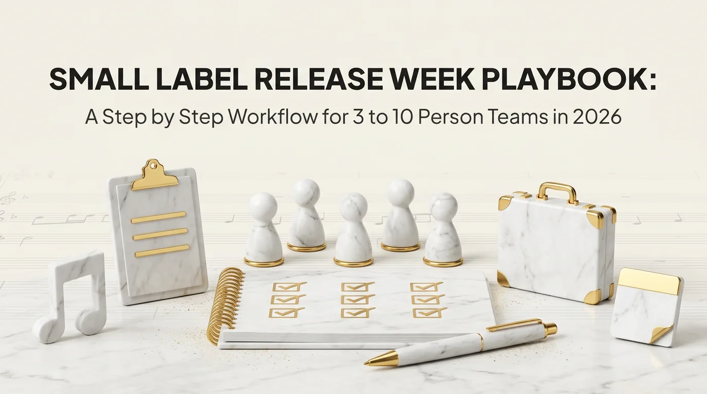 Small Label Release Week Playbook: A Step by Step Workflow for 3 to 10 Person Teams in 2026