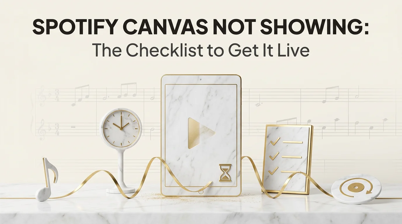 Spotify Canvas Ne S'affiche Pas : La Checklist pour Le Mettre en Ligne
