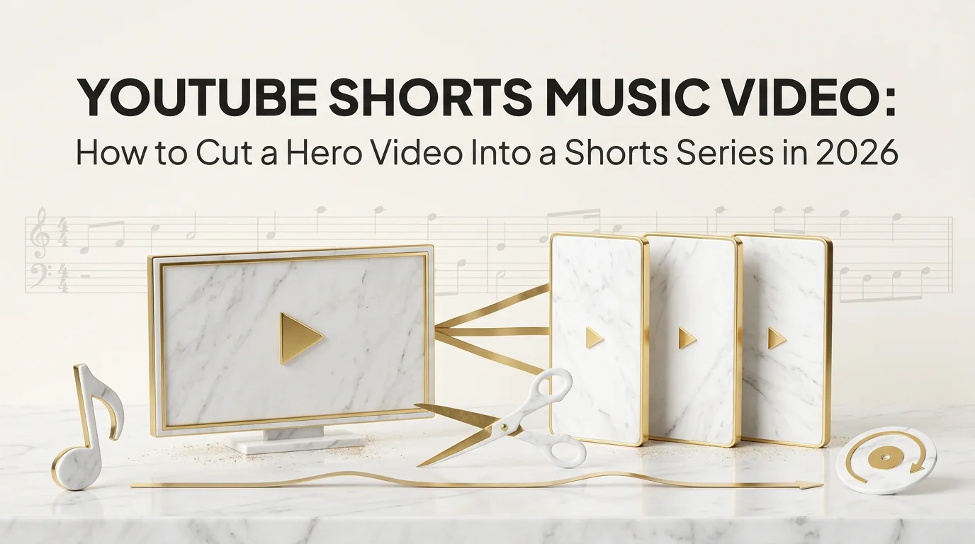 YouTube Shorts Music Video: How to Cut a Hero Video Into a Shorts Series in 2026