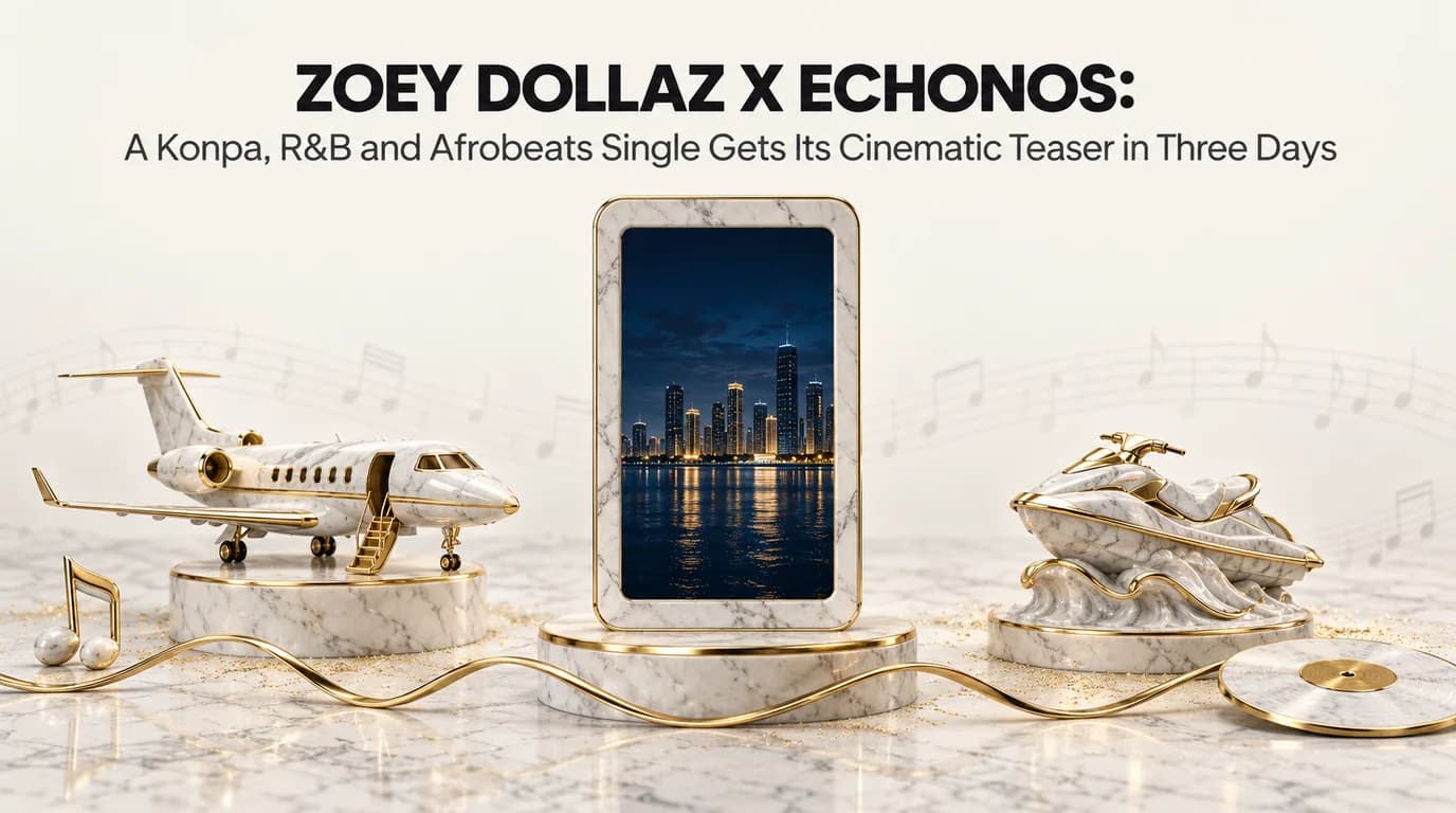 Zoey Dollaz x Echonos: A Konpa, R&B and Afrobeats Single Gets Its Cinematic Teaser in Three Days