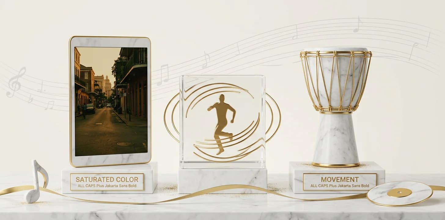 The signature afrobeats video aesthetic shown as saturated color and movement codes in a marble and gold diorama