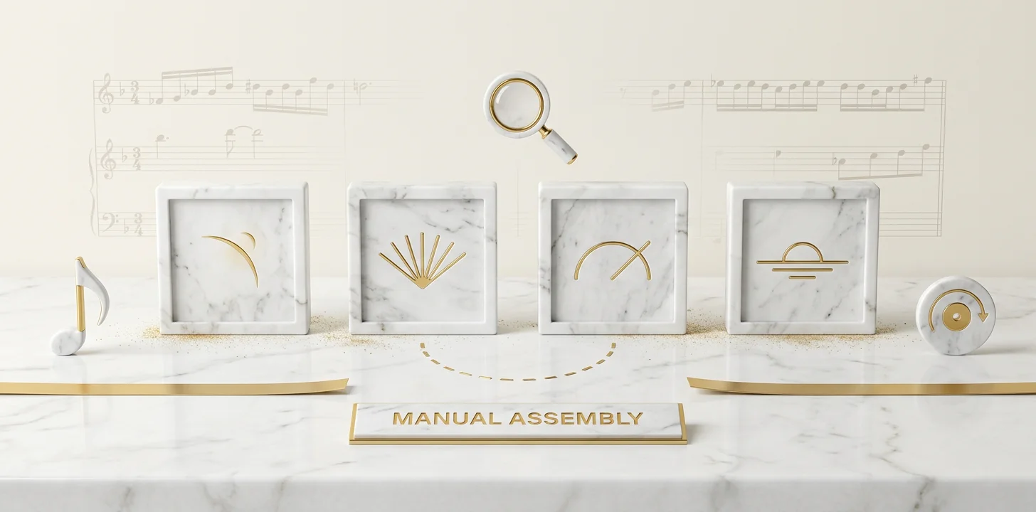 The manual assembly and consistency-check gap between individually generated cinematic clips