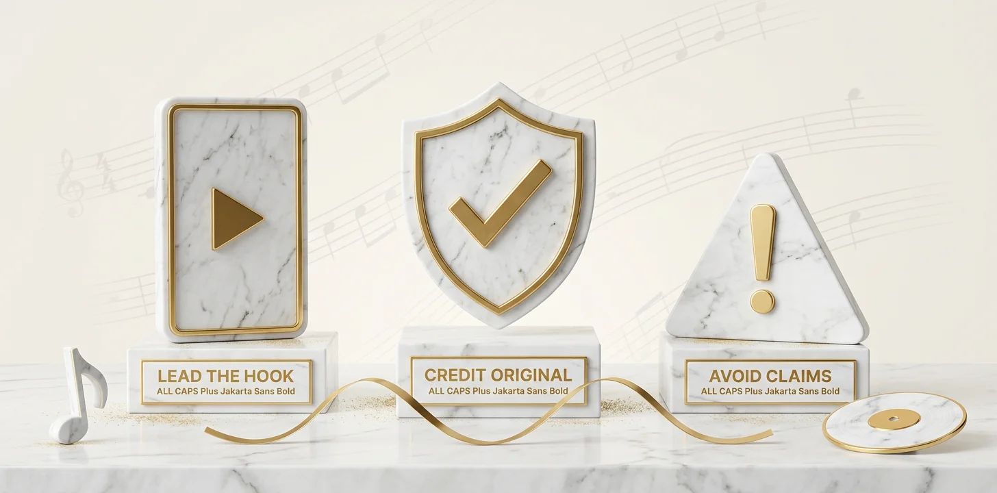 A checklist of what an ai cover music video should and should not do for YouTube uploads