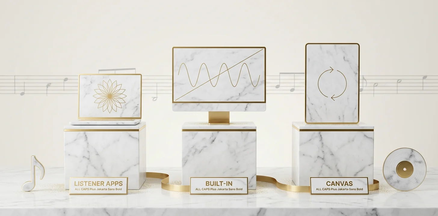Tres significados de un visualizador de Spotify: apps de oyentes, reproducción integrada, Canvas