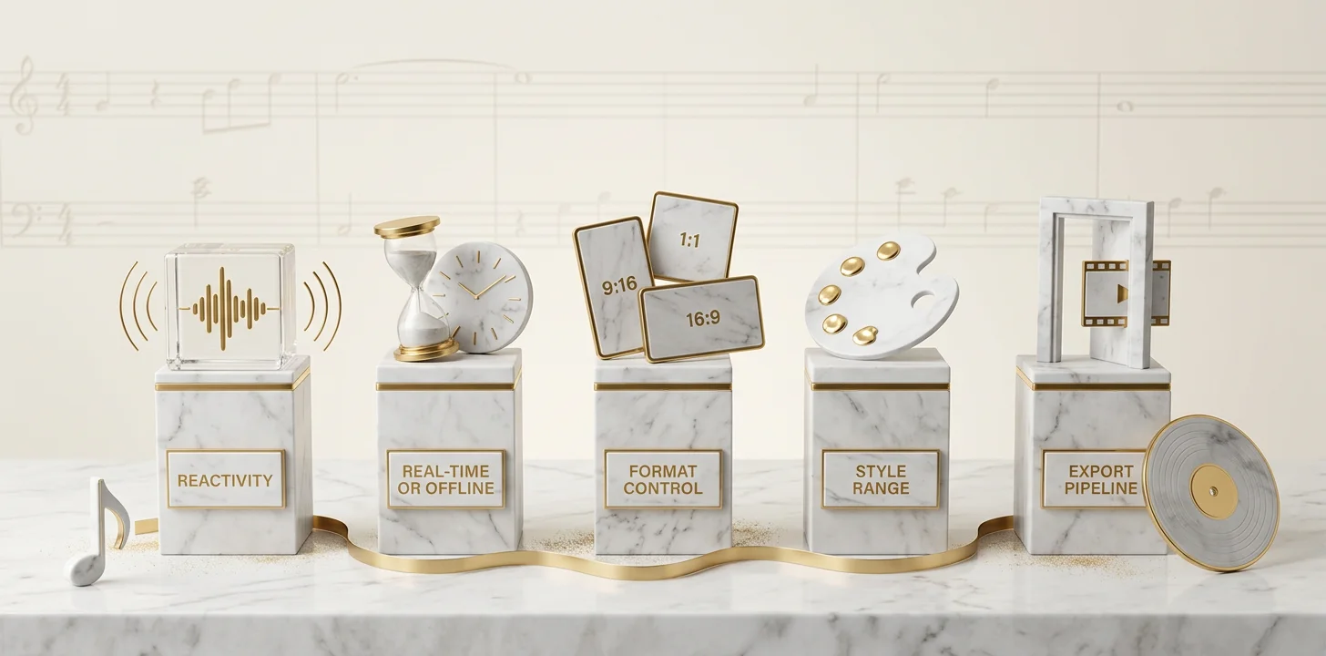 Five criteria for evaluating the best music visualizer software