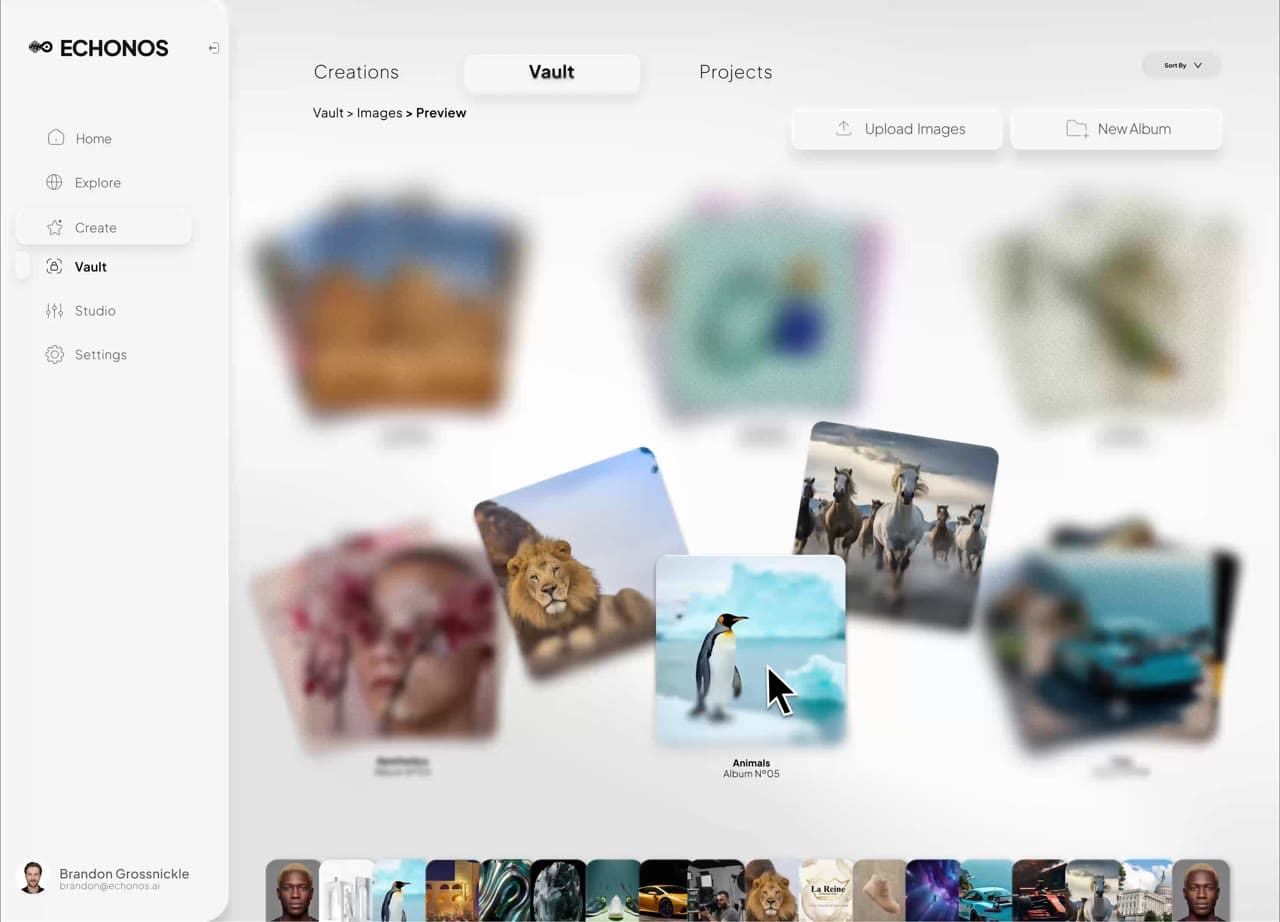 Poster frame: Echonos Vault Walkthrough — Organize Music Visuals and Brand Assets
