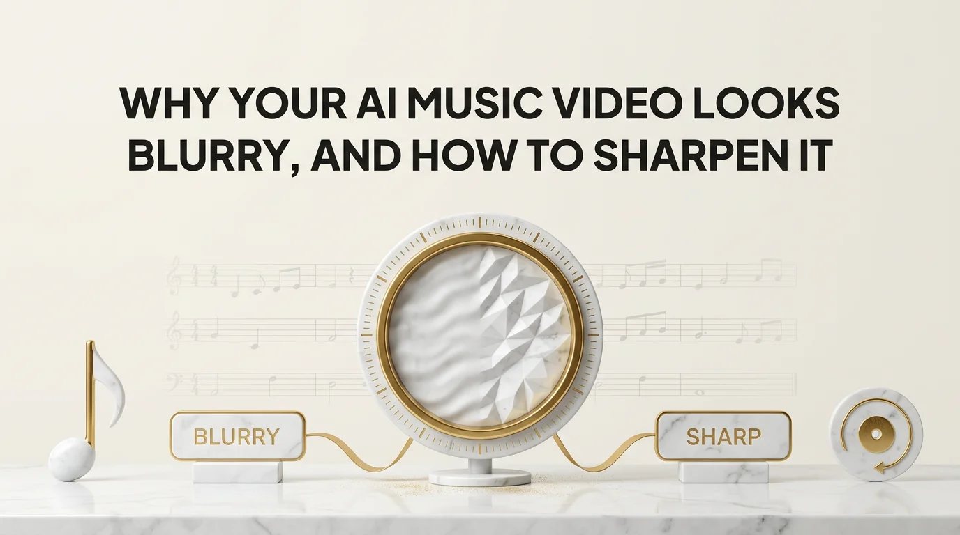 Why Your AI Music Video Looks Blurry, and How to Sharpen It