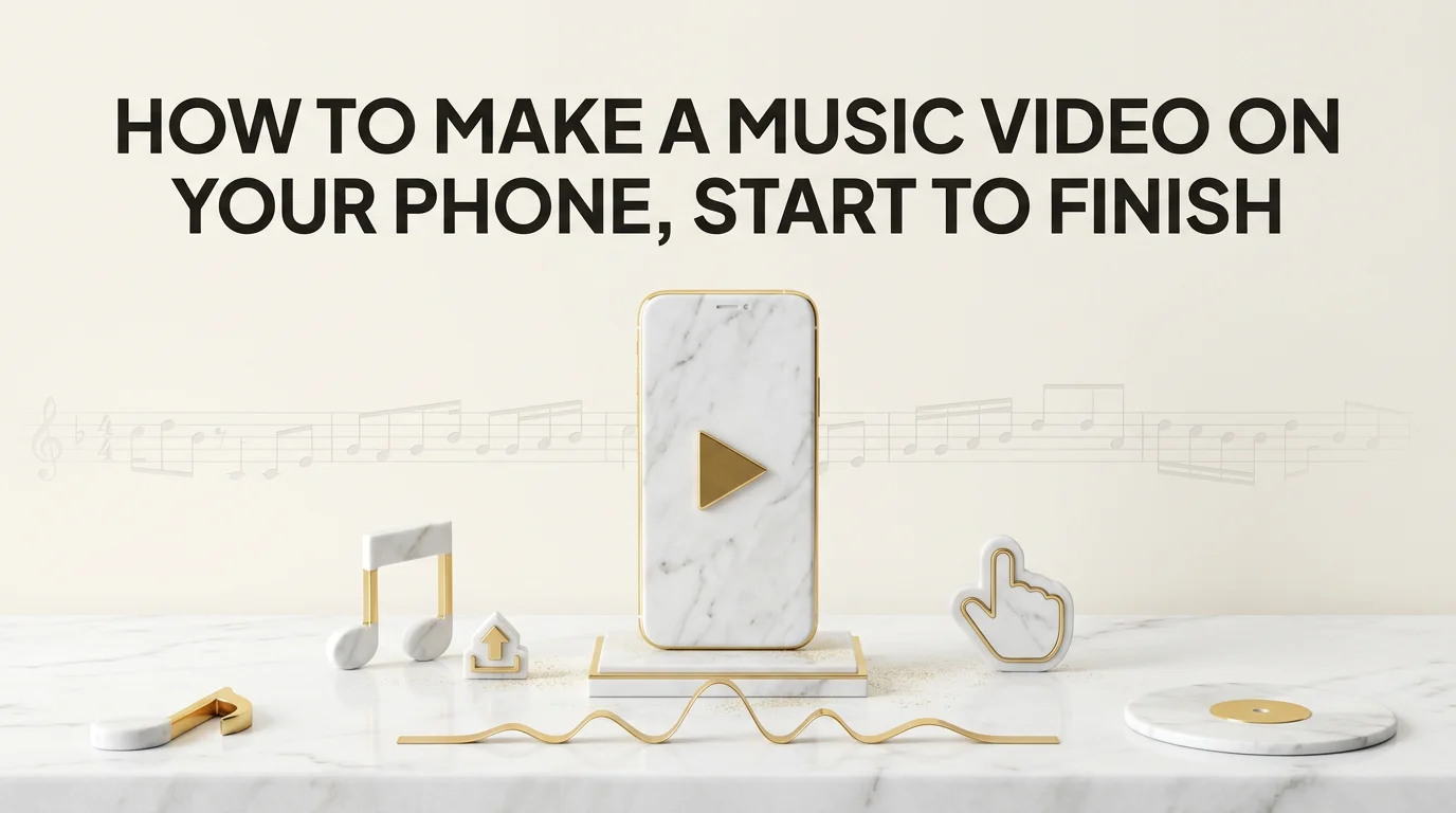 How to Make a Music Video on Your Phone, Start to Finish
