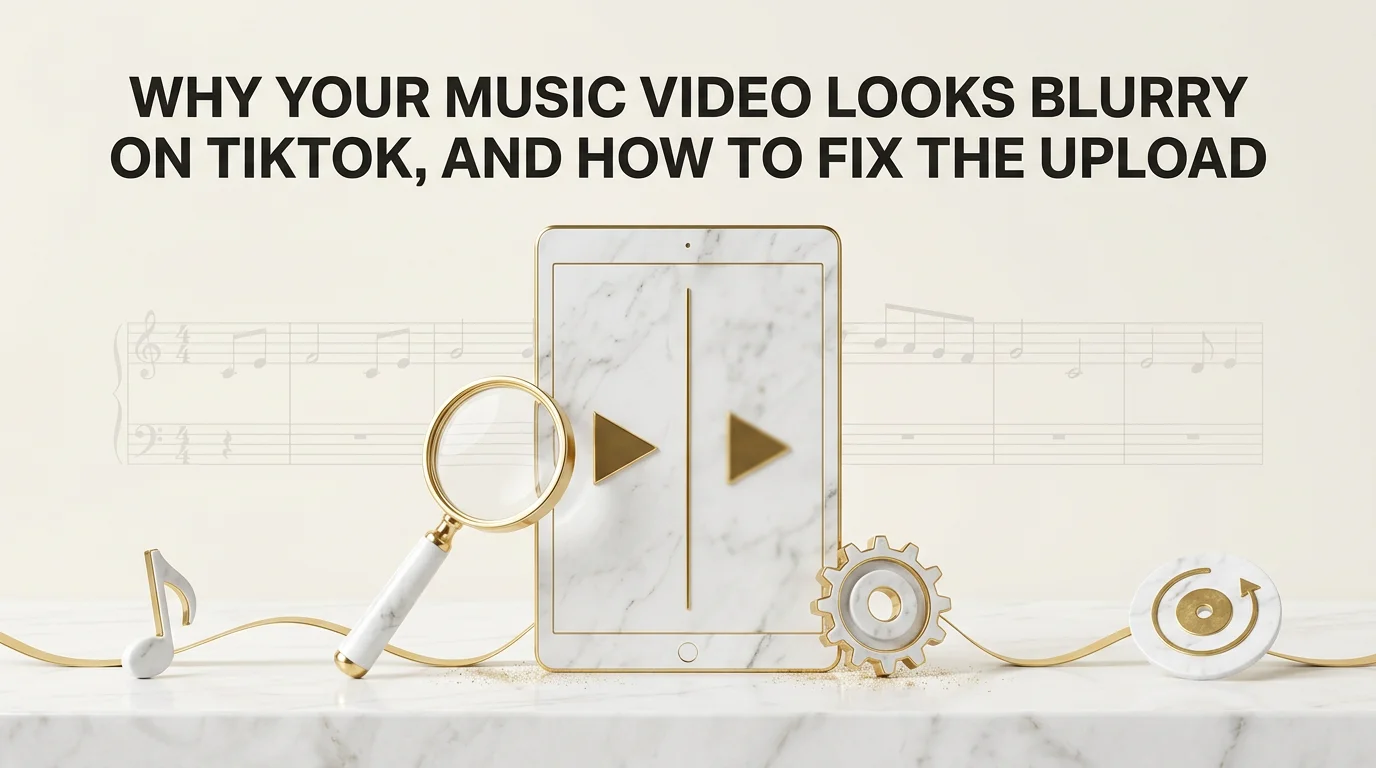 Why Your Music Video Looks Blurry on TikTok, and How to Fix the Upload
